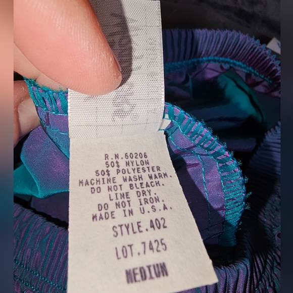 New Vintage Body Wrappers By Attitudes Style 402 Elastic Jogger Parachute Pants - Picture 14 of 14